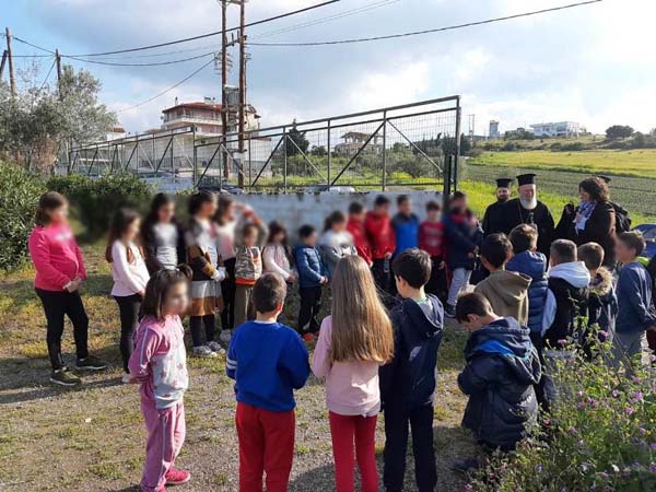 Ιερό Ευχέλαιο στα Δημ. Σχ. Βατώντα και Πεισώνα 16.4.2019